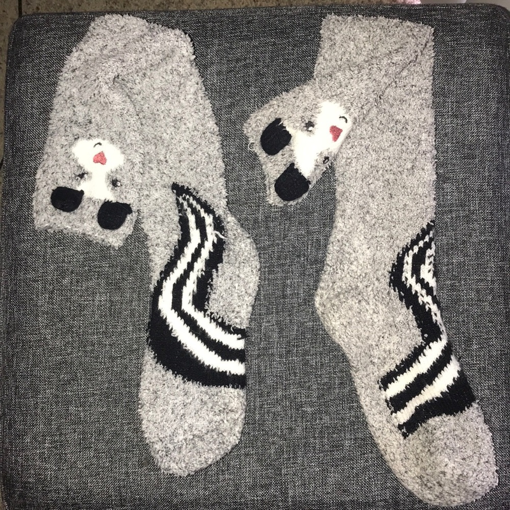 Super cute fuzzy socks!